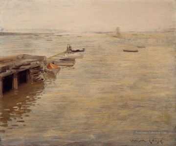 Seashore aka A Grey Day William Merritt Chase Peinture à l'huile